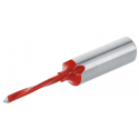 Wiertło, 2.5 mm x 57 mm, lewe, z wierzchołek dachowy, na czerwono