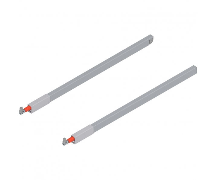 BLUM ZRG.487RSI Reling podłużny TANDEMBOX antaro (górny), dł. 550 mm, lewy/prawy, szary