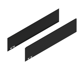 LEGRABOX Element dekoracyjny, wysokość K (128.5 mm), dł. 550 mm, prawy+lewy, czarny carbon