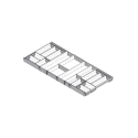 ORGA-LINE wkład z pojemnikami (całkowite wypełnienie), do szuflady standardowej TANDEMBOX, dł. NL 500 mm, szer. korpusu KB 1200