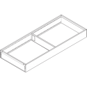 AMBIA-LINE  ramki do szuflady standardowej, do LEGRABOX/MERIVOBOX, stal,     dł. 450 mm, szerokość 200 mm+szary indium mat*P/U: