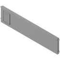 AMBIA-LINE listwa poprzeczna, do LEGRABOX/MERIVOBOX do szuflady z     wysokim frontem (ZC7SXXXRS2), tworzywo+szary indium mat*P