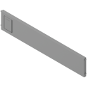 AMBIA-LINE listwa poprzeczna, do LEGRABOX/MERIVOBOX do szuflady     standardowej (ZC7S300RSU), tworzywo+szary indium mat*P/U: 2