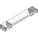 ORGA-LINE wkład z pojemnikami (częściowe wypełnienie), do szuflady standardowej TANDEMBOX, dł. NL 550 mm, szer. 103 mm, inox