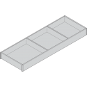 AMBIA-LINE  ramki do szuflady standardowej, do LEGRABOX/MERIVOBOX, w opcji drewnopodobnej, dł. 650 mm, szerokość 200 mm, czarny