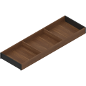 AMBIA-LINE  ramki do szuflady standardowej, do LEGRABOX/MERIVOBOX, w opcji drewnopodobnej, dł. 650 mm, szerokość 200 mm, czarny