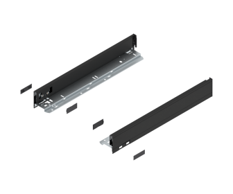Komplet boków LEGRABOX wys N, 450mm, czarny, BLUM 770N4502S