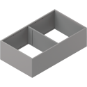 AMBIA-LINE rama, do LEGRABOX/MERIVOBOX szuflady z wysokim frontem, stal,     od dł. 400 mm, szerokość 218 mm+szary indium mat*P