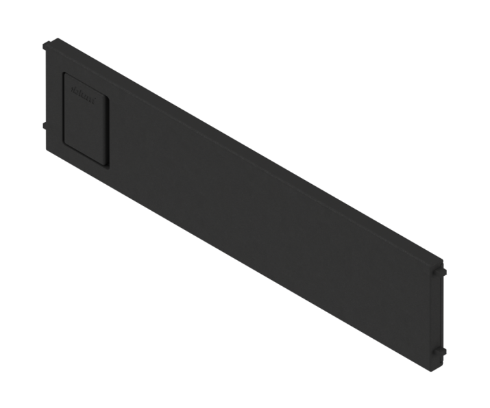 AMBIA-LINE listwa poprzeczna, do LEGRABOX/MERIVOBOX do szuflady z wysokim frontem (ZC7SXXXRS2), tworzywo, czarny mat
