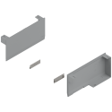 BLUM 22K8000 Front uchylny AVENTOS HK top, zestaw zaślepek, lewa/prawa, jasnoszary/inox