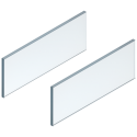 Bok dekoracyjny - szkło przezroczyste LEGRABOX  wys. E, 450mm, BLUM ZE7S338G 2szt