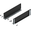 Komplet boków LEGRABOX wys C, 600mm, czarny, BLUM 770C6001S