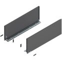 Komplet boków LEGRABOX wys F, 650mm, antracyt, BLUM 770F6502S