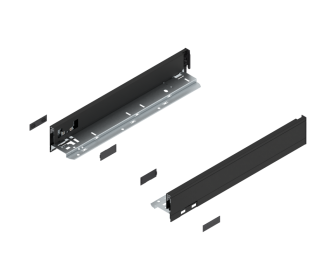 Komplet boków LEGRABOX wys N, 400mm, czarny, BLUM 770N4002S