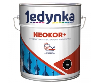 Jedynka Neokor+ farba podkładowa antykorozyjna, czarny 10L