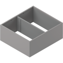 AMBIA-LINE rama, do LEGRABOX/MERIVOBOX szuflady z wysokim frontem, stal,     od dł. 270 mm, szerokość 242 mm+szary indium mat*P