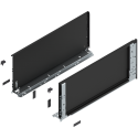 Komplet boków LEGRABOX wys F, 550mm, czarny, BLUM 770F5501S