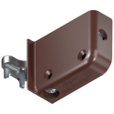 Zawieszki do szafek, prawa, na wkręty, brązowa