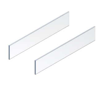 Bok dekoracyjny - szkło przezroczyste MERIVOBOX  wys. E, 550mm, BLUM ZE4M460G 2szt