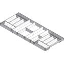 ORGA-LINE wkład z pojemnikami (całkowite wypełnienie), do szuflady standardowej TANDEMBOX, dł. NL 450 mm, szer. korpusu KB 1200
