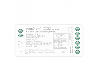 MiBoxer KONTROLER 5-24V 10A RF SPI 5 w 1