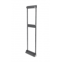 Stelaż cargo maxi wąski 1700 PRESTIGE SUPREME/box, mocowanie boczne, prawy, P68 antracyt, NOMET W-5900-1700P.P68