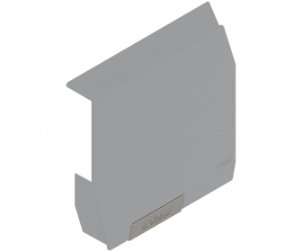 Blum AVENTOS HK-S zaślepka, z zamontowaną małą zaślepką, lewa jasnoszary/inox 20K8A21