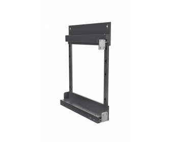 Stelaż do kosza cargo mini z mocowaniem bocznym PRESTIGE SUPREME/box, prawy, P68 antracyt, NOMET W-2350-640P.P68