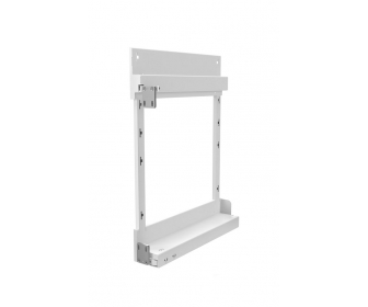 Stelaż do kosza cargo mini z mocowaniem bocznym PRESTIGE SUPREME/box, lewy, P67 biały, NOMET W-2350-640L.P67