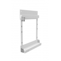 Stelaż do kosza cargo mini z mocowaniem bocznym PRESTIGE SUPREME/box, lewy, P67 biały, NOMET W-2350-640L.P67