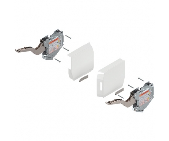 BLUM 20K2B00.06 AVENTOS HK-S do małych frontów uchylnych, siłownik, współczynnik mocy 220-500 przy 2 szt., jedwabiście biały/in