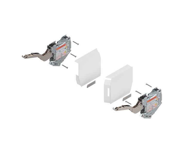 BLUM 20K2B00.06 AVENTOS HK-S do małych frontów uchylnych, siłownik, współczynnik mocy 220-500 przy 2 szt., jedwabiście biały/in