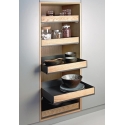 EXTENDO FIORO 600 Z PROWADNICAMI/ WYS.87/ Z LISTWĄ DYSTANSOWĄ/ ANTRACYT  PEKA  15.2154.KPL