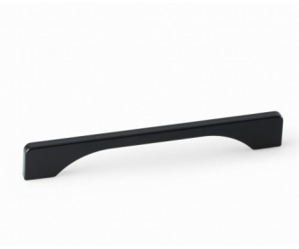 Uchwyt meblowy ZnAL czarny połysk 160mm  FROTTO Nomet