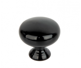 Gałka meblowa ZnAL czarny połysk  TORONTO Nomet