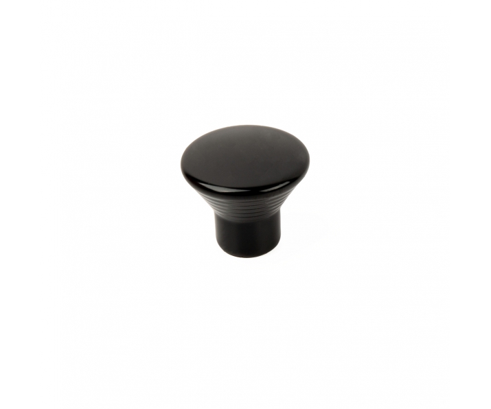 Gałka meblowa ZnAL czarny połysk  SYDNEY Nomet