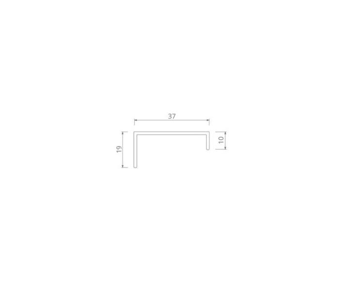 Uchwyt meblowy aluminium anoda złota 64mm  VERA Nomet