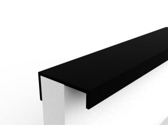 Uchwyt meblowy aluminium czarny mat 192mm  VERA Nomet