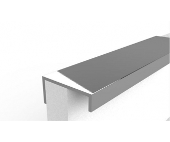 Uchwyt meblowy aluminium chrom połysk 192mm  VERA Nomet