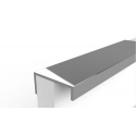 Uchwyt meblowy aluminium chrom połysk 192mm  VERA Nomet