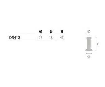 NOMET Wieszak LOUISIANA chrom mat Z-5412.G6
