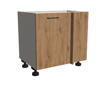 Szafka dolna narożna lewa (front po lewej)