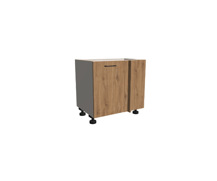 Szafka dolna narożna lewa (front po lewej)