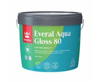 Tikkurila Everal Aqua Gloss 80 Baza C 9L bezbarwny