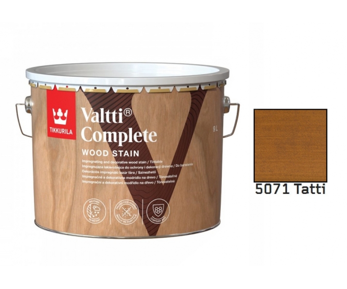 Tikkurila Valtti Complete 9L lakierobejca matowa, kolor 5071