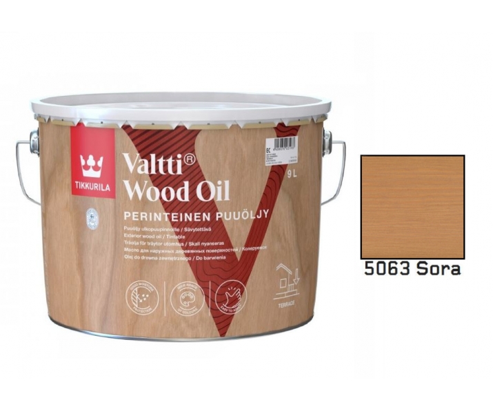 Tikkurila Valtti Wood Oil 0,9L olej do drewna, kolor 5063