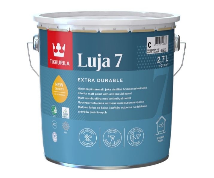 Tikkurila Luja 7 Baza C 0,9L NOWA RECEPTURA