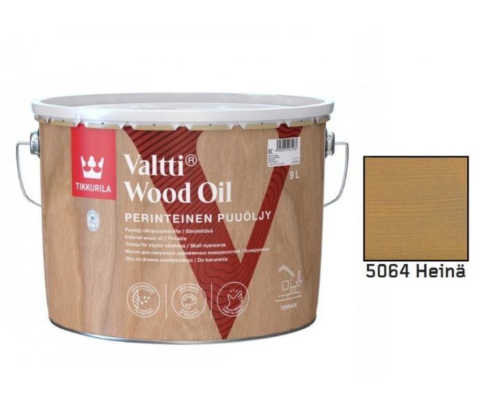 Tikkurila Valtti Wood Oil 9L olej do drewna, kolor 5064