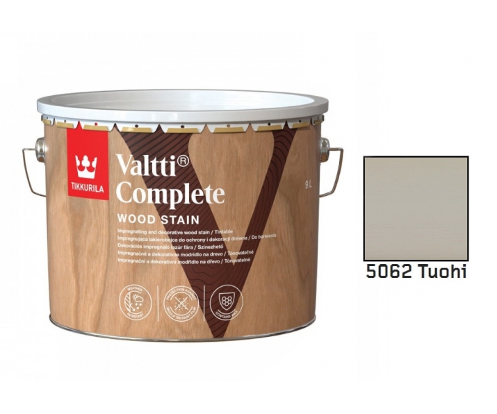 Tikkurila Valtti Complete 9L lakierobejca matowa, kolor 5062