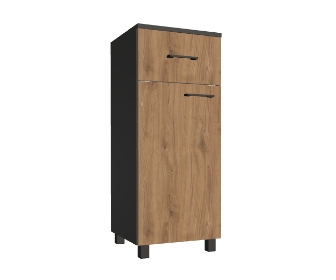 Komoda biurowa na nogach drzwi pojedyncze z szufladą górną